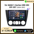 Für BMW 1er E81 E82 E88 Android 13 Autoradio GPS WiFi SWC BT CarPlay DAB+ 6+128G