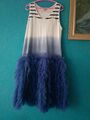 Wunderschön Tutu Kleid Dress  sz 12 Gr 158 Blau aus paris