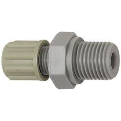 Riegler Gerade Einschraubverschraubung, G 1/4 a., für Schlauch 8/10 mm, PA