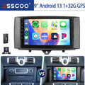 DAB+ Android 13 Autoradio Carplay Für Benz Smart Fortwo 451 2011-15 GPS NAVI KAM