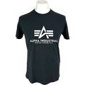 Alpha Industries T-Shirt Grau Medium T-Shirt Grafik USA Sommer Y2k Tee