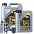 Motoröl 0W30 LIQUI MOLY Top Tec 6100 6L+MAHLE Ölfilter +Spülung +Cera Tec