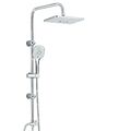 Chrom Regendusche mit Handbrause Duschset Duschsystem Duscharmatur Duschkopf