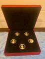 Vignettes of Royalty canadian coin set silver OVP COA 5x 30g