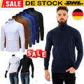 DE M~3XL Herren Langarmshirt Rollkragen Pullover Unterhemd Sweatshirt Thermohemd