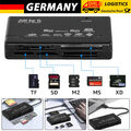 ✅ALL IN ONE Kartenleser Speicherkarten USB Kartenlesegerät für CF/SD/xD/MS/SDHC✅