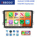 2+64G 9" Android13 Carplay Autoradio GPS Wifi Für VW Golf 5 Touran Passat B6 B7