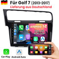 10''Android 12 Autoradio Carplay Für Golf 7 2013-2017 GPS Navi WIFI BT SWC DAB+