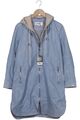 maze Mantel Damen Jacke Parka Gr. S Baumwolle Leder Blau #0xya8ns