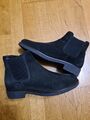 Gabor Stiefelette Schwarz 38  Velour Leder