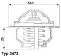 WAHLER 3472.87D Thermostat, Kühlmittel für AUDI,MITSUBISHI,SEAT,SKODA,VW