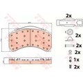 1x ORIGINAL® Trw GDB5117 Bremsbelagsatz, Scheibenbremse Vorne, Hinten