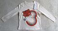 Kinder Unisex Alter 3 Tigerdruck Langarm Top Alter 3-4 Jahre brandneu mit Etikett