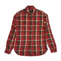  Polo Ralph Lauren weiß rot kariert schmale Passform Shirt Herren S Eu 48 L20