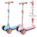 LED Räder Kinderroller Cityroller Kinderscooter Dreiradscooter Kinder Scooter