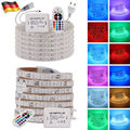 1m-25m LED Stripe RGB Leiste Streifen 5050 Band Licht Leuchte Lichterkette 230V