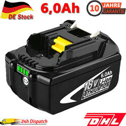 18V 7,0AH Akku 9Ah Für Makita BL1860 LXT BL1850B BL1830 / DC18RD Duale Ladegerät