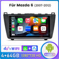 Android 13 6+128G Autoradio Für Mazda 6 2007-2012 CarPlay GPS Navi DAB BT 8-Kern