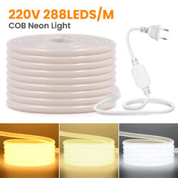 COB Neon LED Streifen Stripe Wasserdicht Leiste Band Lichtschlauch Lichterkette