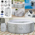 Whirlpool BESTWAY Lay-Z-Spa Cancun 120 AirJet Ø180 Aufblasbar Pumpe Abdeckung 4P