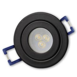 LED Einbau-Strahler 230V GU11 Bad 3W 4W 40mm IP44 Feuchtraum Einbau-Spot Leuchte