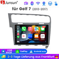 2+64G Carplay Android 13 Autoradio GPS Navi WIFI BT SWC DAB+ Für Golf VII 13-17
