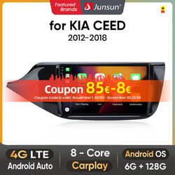 Für Kia Ceed JD 2012-2016 CarPlay Android 14 Autoradio GPS Navi CarPlay 6G+128GB