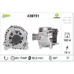 1x Valeo Generator 14V u.a. für VW Multivan T5 2.0 T6 7HC Passat B6 | 517222