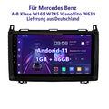 Für Mercedes Benz A-W169 B-W245 Vito Viano W639 Autoradio GPS Navi Android BT