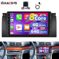 4+64G Für BMW E39 1999-2005 Autoradio Android 13 Carplay GPS Navi WIFI BT Kamera