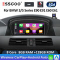 Für BMW E60 E61 E90 E91 CCC 8.8" DAB+ Android 13 Autoradio CarPlay GPS KAM 8Core