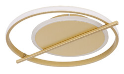 GLOBO Lighting Deckenleuchte REBALL LBH 40x36x5 cm gold Deckenlampe