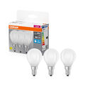 3x Osram LED Filament Tropfen 5,9W =60W E14 matt 806lm kaltweiß 6500K Tageslicht