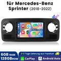 Für Mercedes Sprinter W907/W910 10" ANDROID 13.0 6+128GB CARPLAY WIFI USB 4G+RDS