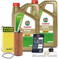 MANN-FILTER ÖLFILTER+10L CASTROL EDGE 5W-30 LL FÜR AUDI A5 8T 2.7 3.0 TDI 08-