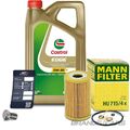 MANN-FILTER ÖLFILTER+5L CASTROL EDGE 5W-30 M FÜR BMW 3-ER E36 E46 316 i 318 i