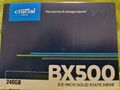 Crucial BX500 240GB, 3D NAND, SATA III, 2,5 Zoll Interne SSD Festplatte 