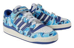 Adidas x BAPE Forum 84 Low blue blau 30 Jahre Jubiläum Limitiert Limited Hyped