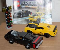 LEGO Speed Champions - 75893 - 2018 Dodge Challenger SRT Demo and 1970 Dodge Cha