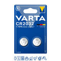 2 x 2er Blister Varta CR 2032 3V Lithium Batterie Knopfzelle 220mAh 6032 - 4 St.