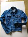 Jeansjacke Denim Wrangler Gr. S Damen Mädchen Blau Schön Gebraucht Abgenutzt 