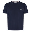 T-Shirt uni blau mit Brusttasche North 56°4