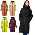 Marikoo Damen Winter Steppmantel Stepp Jacke lang warm Mantel Parker Zuraraa NEU