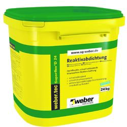 ( 6,93 €/kg ) 24 kg Eimer Reaktivabdichtung weber.tec Superflex D24 Abdichtung