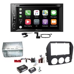 Pioneer AVH-Z3200DAB Carplay Bluetooth Digitalradio Einbauset für Mazda MX-5 NC