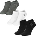 Sneaker Socken Kurz Strümpfe Sport Füßlinge Arbeit Freizeit 3 Pack Low Cut Socke