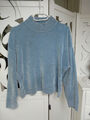 FB Sister Knitwear  Herbst Winter Pullover kurz Gr XL 42-44 jeans blau kuschelig