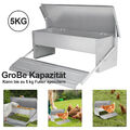 Futterautomat Geflügel Gänse Futtersilo 5KG Futterspender Hühner Trog Spender