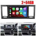 2+64GB Android 13 Autoradio Carplay GPS Navi RDS für VW T6 Transporter Multivan