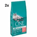 PURINA ONE BIFENSIS ADULT KATZENFUTTER TROCKEN LACHS VOLLKORNGETREIDE 2x 9,75 KG